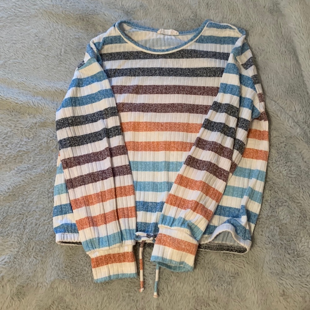 Beautees Long Sleeve Shirt Blouse